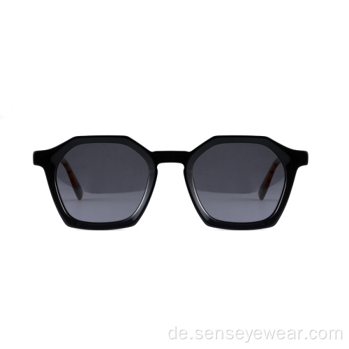 Mode Frauen UV400 Acetat polarisierte Sonnenbrille